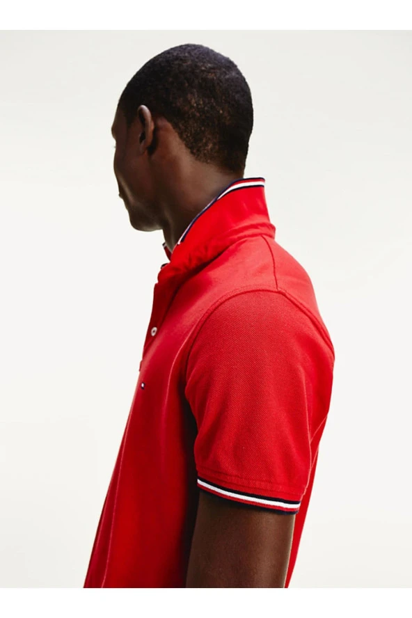 //Fusya Slim Fit Polo Shirt Tipped Organic Cotton - 2