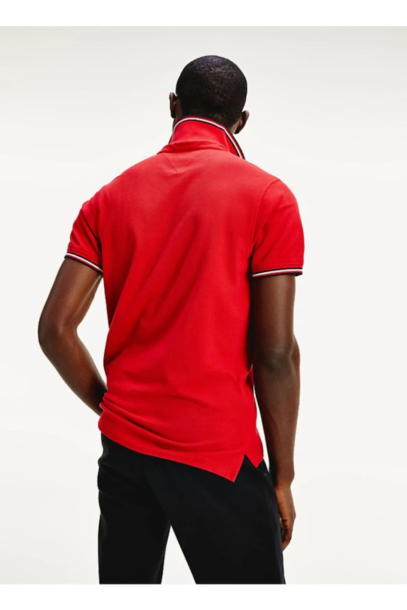 //Fusya Slim Fit Polo Shirt Tipped Organic Cotton - 3