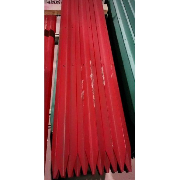 Antipas Boyalı Metlino 200 Cm 30x30 Köşebent 4 Delikli Bahçe Çit Direği Çit Demiri - 3
