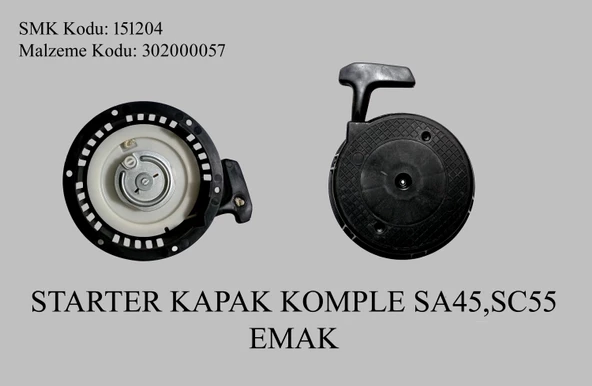 STARTER KAPAK KOMPLE SA45,SC55 ürün görseli 1