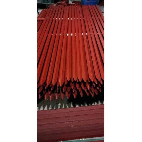 Antipas Boyalı 170 Cm 30x30 Köşebent 4 Delikli Bahçe Çit Direği Çit Demiri - 2