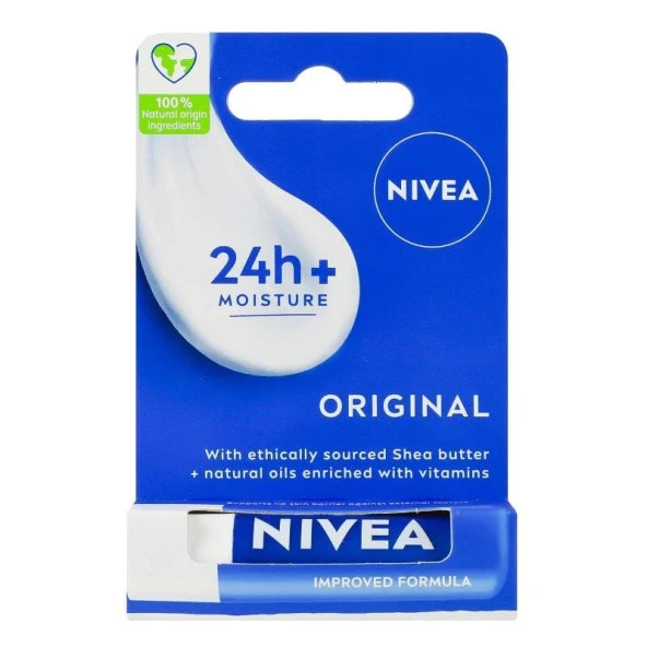 Nıvea Dudak Bakım Kremi Orıgınal Care 4.8 Gr Yeni Ambalaj
