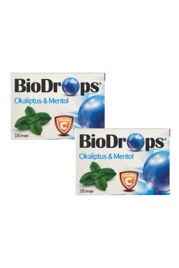 Biodrops Okaliptüs & Mentol 18 Adet Pastil (2 Adet)