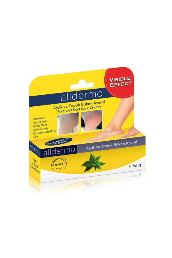 Alldermo Ayak Ve Topuk Bakım Kremi 60 G - Resim 2