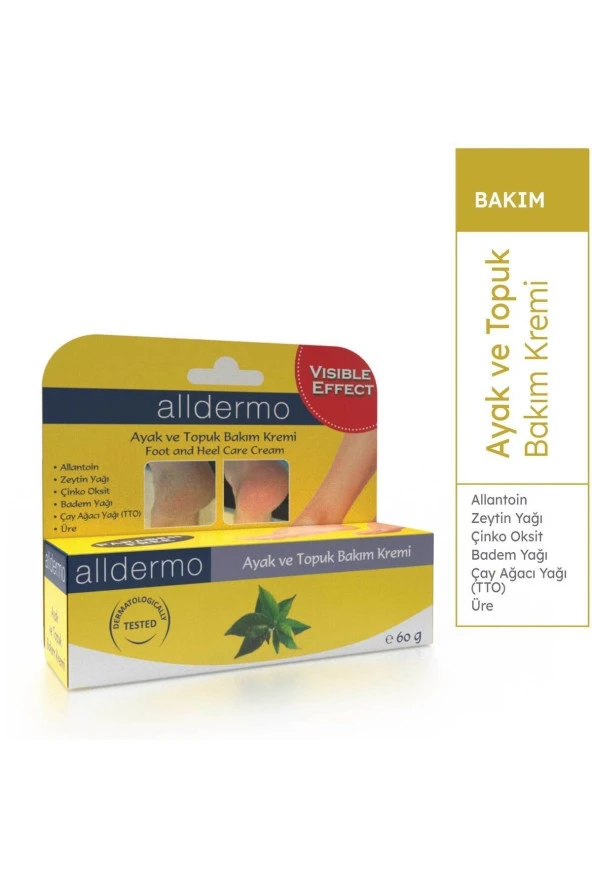 Alldermo Ayak Ve Topuk Bakım Kremi 60 G - Resim 3