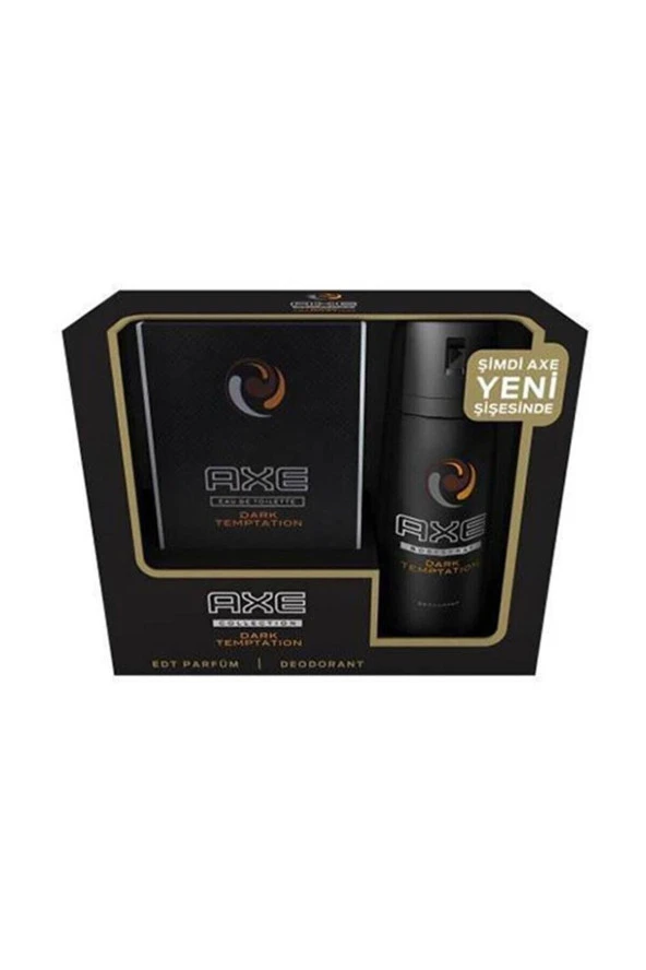 Axe Dark Temptation Edt Parfüm 50 Ml + 150 Ml Deodorant Erkek Parfüm Seti Lws