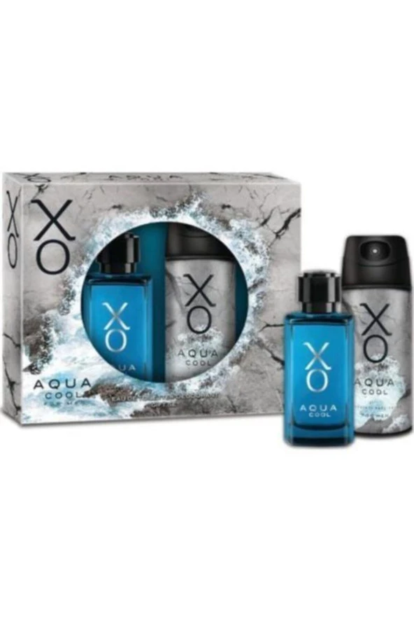 Xo Aqua Cool Edt 100 ml Erkek Parfüm Seti KRC0175