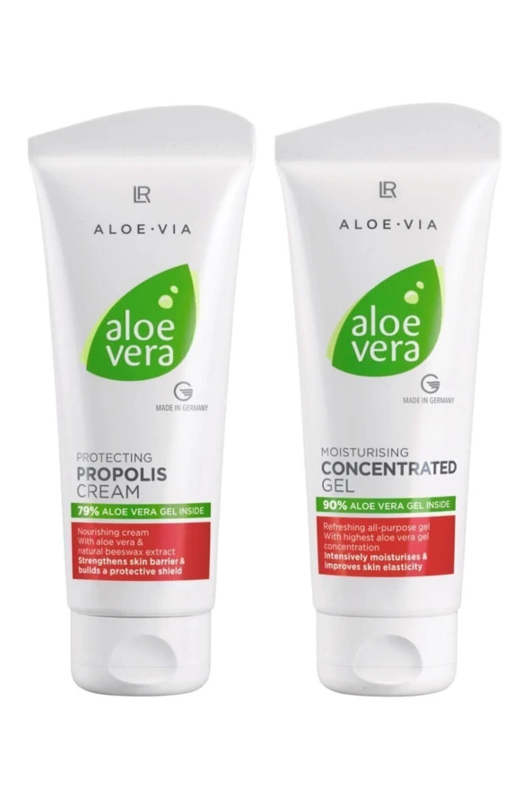 LR Aloe Vera Propolis Krem - Konsantre Jel - 2 Parça Set 100 ml