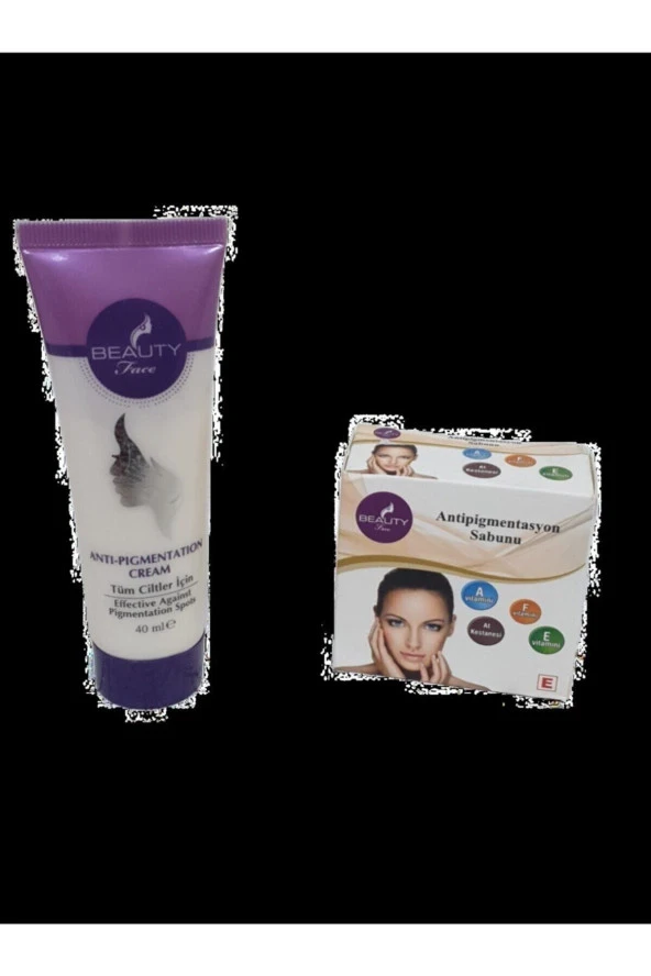 Beauty Face Antipigmentasyon Cilt Leke Kremi 40 Ml+ Anti Pigmentasyon Sabun ürün görseli 1