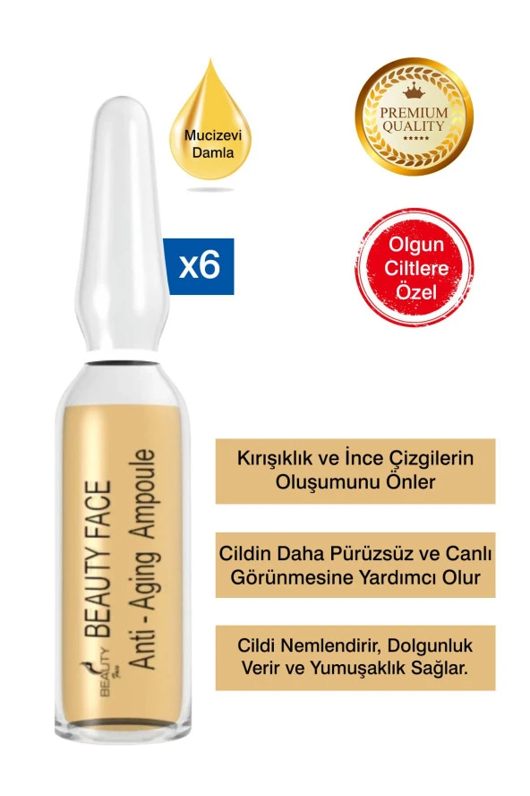 Beauty Collection Beauty Face Anti Aging Ampul X6