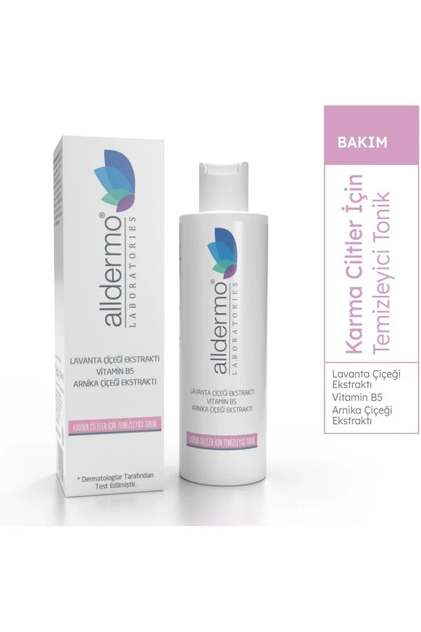 Alldermo Karma Ciltler Için Temizleyici Tonik 200 Ml ürün görseli