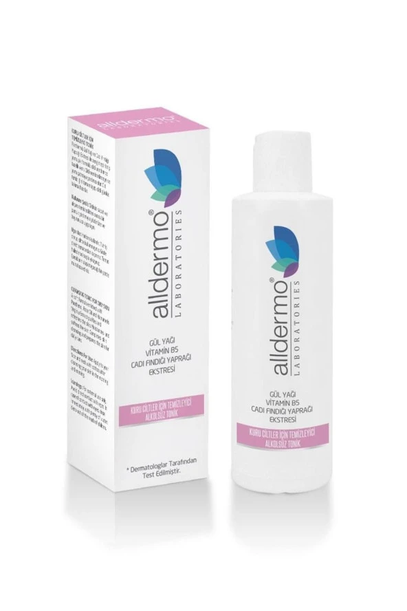 Alldermo Kuru Ciltler Için Temizleyici Alkolsüz Tonik 200 ml ürün görseli 1