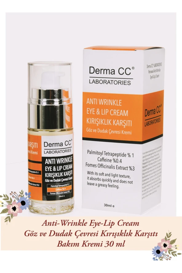 Derma CC LABORATORIES Anti Wrinkle Eye&lip Cream - Göz Ve Dudak Çevresi Kırışık Karşıtı Krem 30 ml - Resim 4