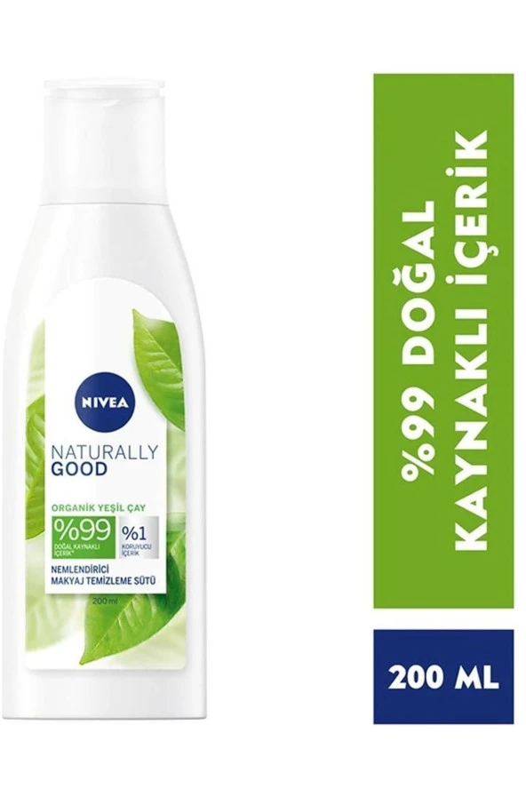 Nivea Nıvea Organik Yeşilçay Özlü Makyaj Temizleme Sütü 200 Ml