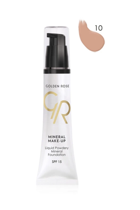Golden Rose Mineral Fondöten - Liquid Powder Mineral Foundation Spf 15 No: 10 35 ml 8691190101909
