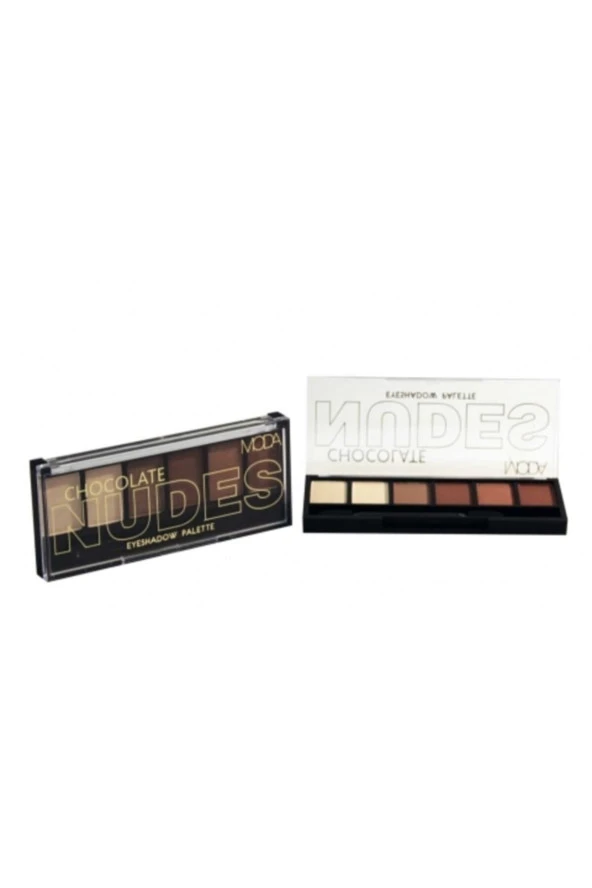 MODA Chocolate Nudes Eyeshadow Palette No:02