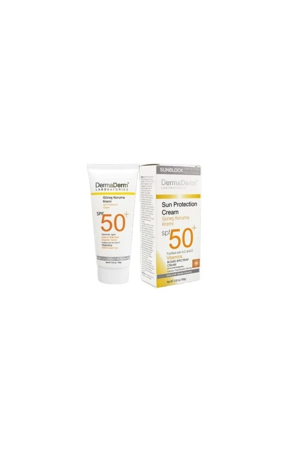 DermaDerm Spf 50 Güneş Koruma Kremi 100 gr - Resim 2