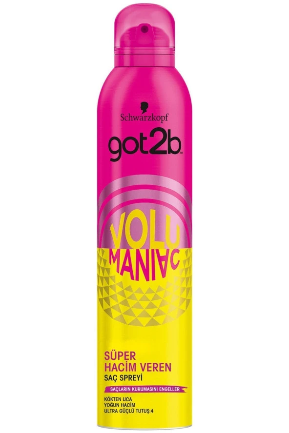 Got2B Schwarzkopf Sprey Volumaniac 300 Ml Saç Spreyi