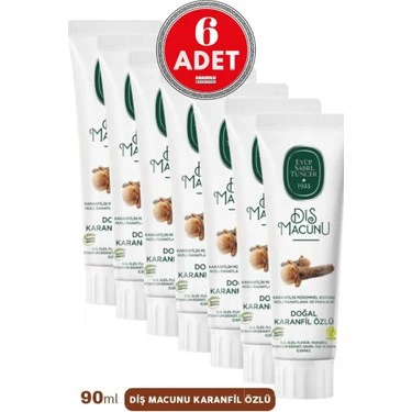 Eyüp Sabri Tuncer Karanfil Özlü Diş Macunu 75ml 6 Adet Karanfil6lı ürün görseli 1