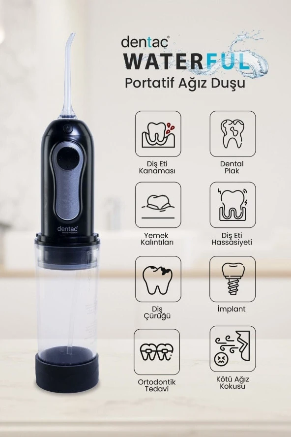 Dentac Waterful Portatif Ağız Temizleme Duşu - Resim 2