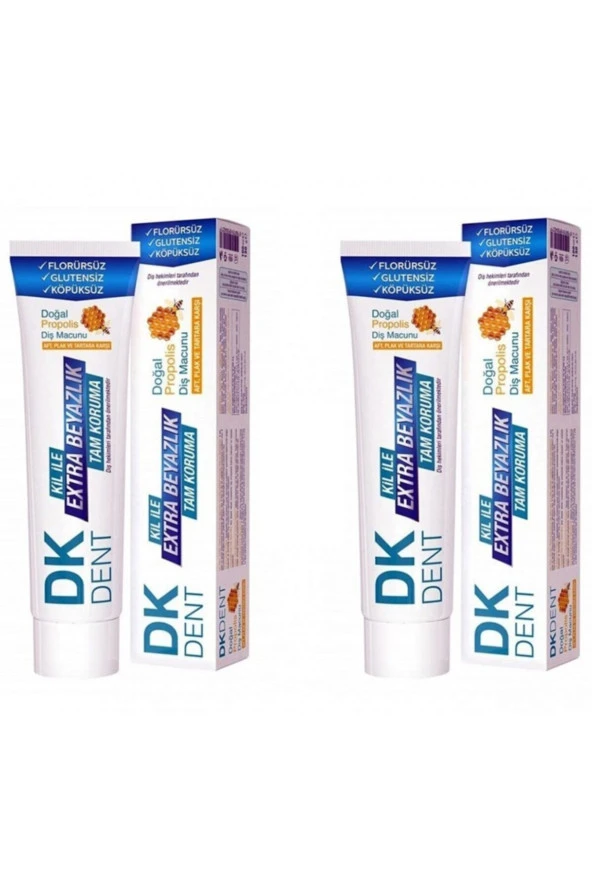 Dermokil Dk Dent Doğal Propolis Diş Macunu 75 Ml 2 Adet