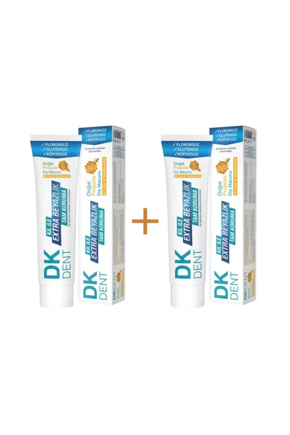 Dermokil Dk Dent Doğal Propolis Diş Macunu 75 Ml X 2 Adet