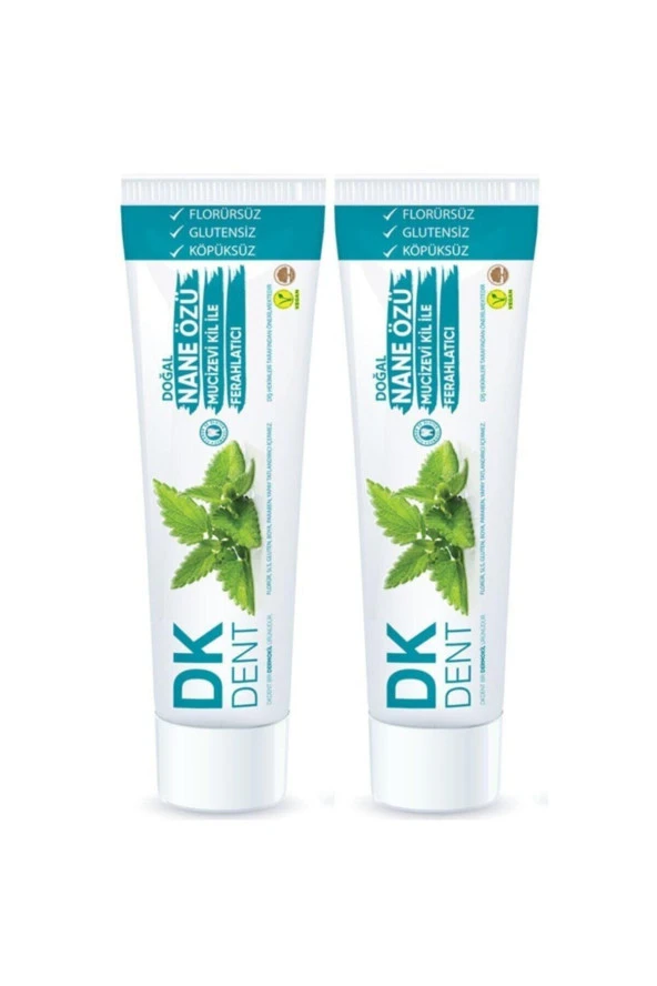 Dermokil Dk Dent 2x75 Ml Naneli Diş Macunu