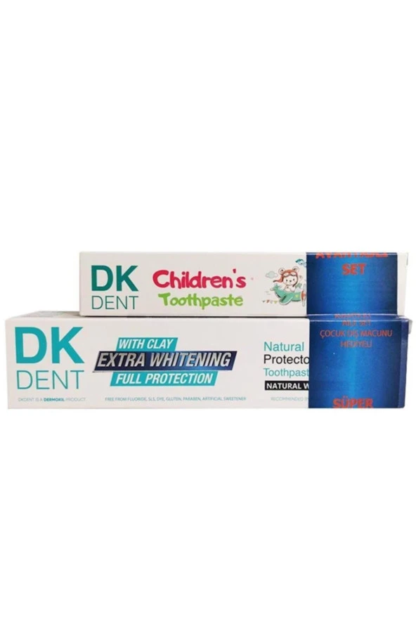 Dermokil Klasik Diş Macunu 75ml+aloe Vera Çocuk Diş Macunu 60ml