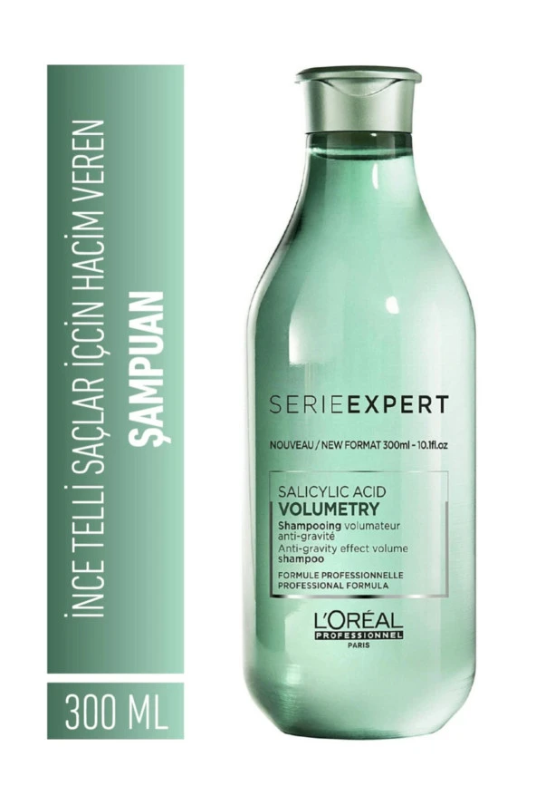 L'oreal Professionnel Serie Expert Volumetry Ince Telli Saçlar Için Hacim Veren Şampuan 300 Ml