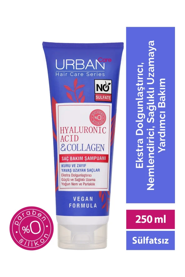 Urban Care Hyaluronic Acid & Collagen Saç Bakım Şampuanı