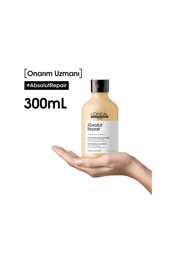 L'oreal Professionnel Serie Expert Absolut Repair Strengthening Shampoo 300 Ml - 4