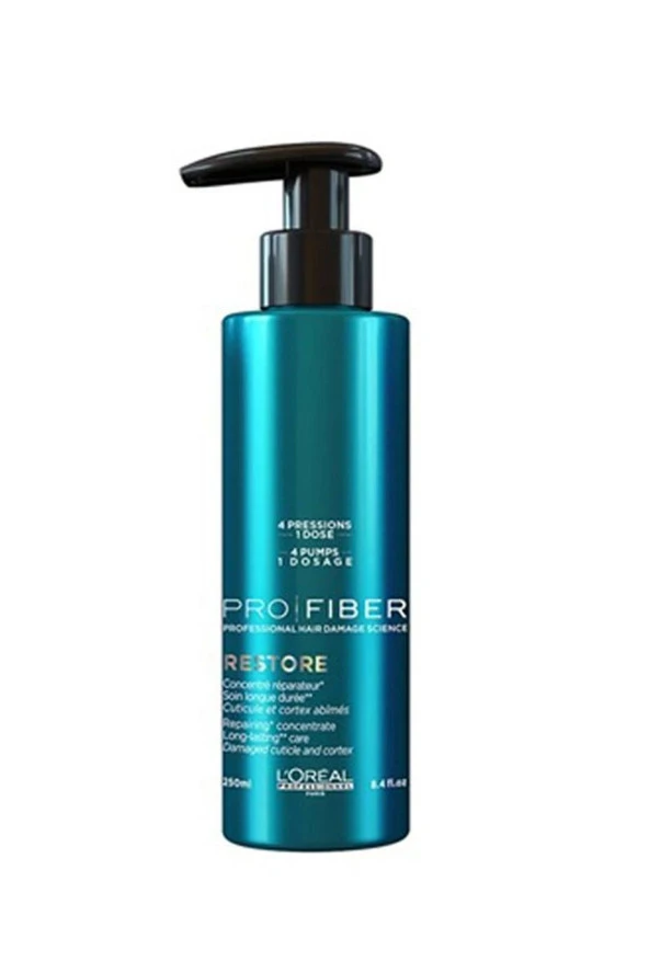 L'oreal Professionnel Pro Fiber Restore - Yıpranmış Saçlar için Onarıcı Konsantre Bakım 250 ml 3474636496815