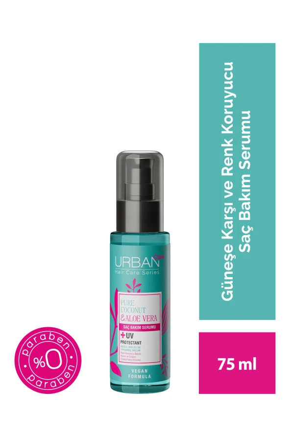 Urban Care Pure Coconut&aloe Vera Boyalı Saçlar Özel Renk Koruyucu Saç Bakım Serumu-vegan-75ml