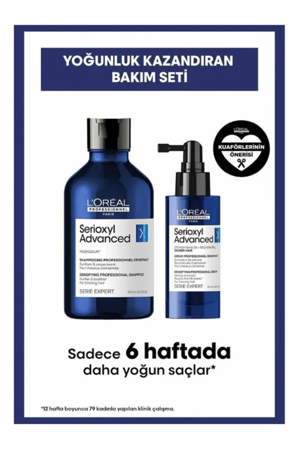 L'oreal Professionnel L'oréal Professionnel Serie Expert Serioxyl Advanced Yoğunluk Kazandıran Bakım Seti-222366Beautybar&