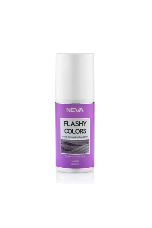 Neva Flashy Colors Geçici Renklendirici Saç Spreyi Lavanta 75 Ml