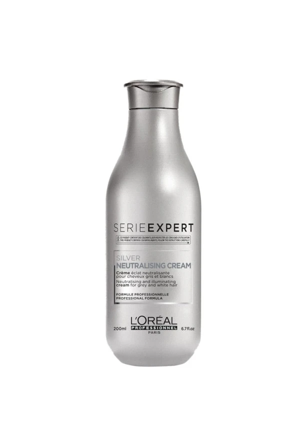 L'oreal Professionnel Serie Expert Silver Neutralising Hair Cream For White Colored 200ml