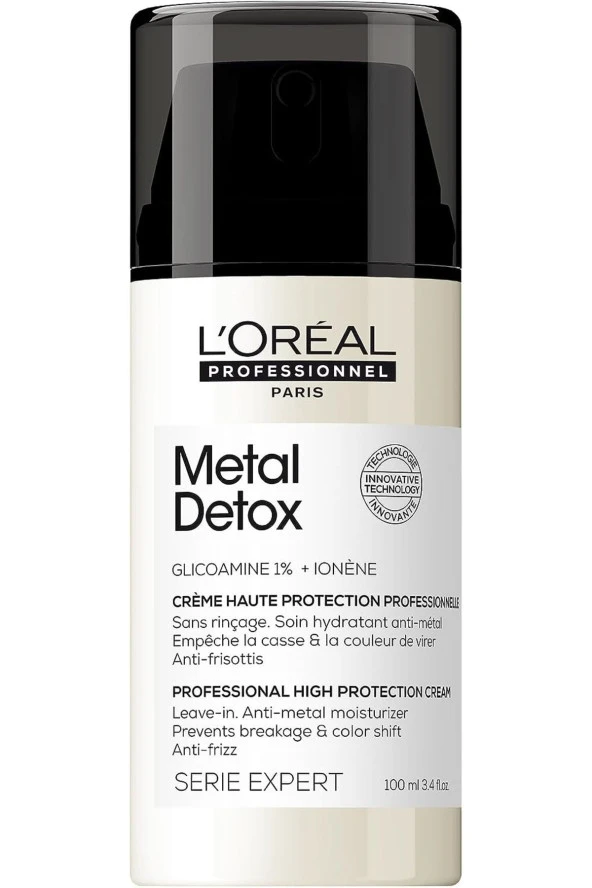 L'oreal Professionnel L'OREAL PROFESSİONNEL Serie Expert Metal Detox Yüksek Korumalı Krem 100 Ml