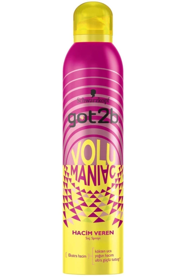 Got2B Marka: Volumaniac Saç Spreyi 300 Ml Kategori: Saç Şekillendirici Krem Ve Wax