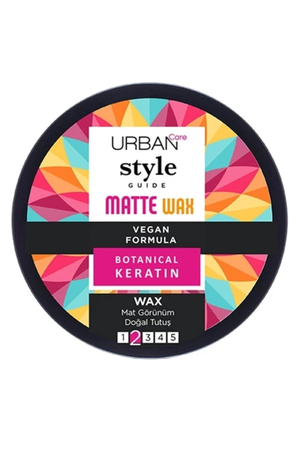 Urban Care Care Style Guide Matte Wax Mat Görünüm Saç Şekillendirici Wax-vegan-100 ml