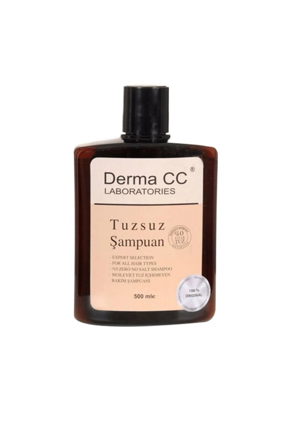 Derma CC LABORATORIES Derma Cc Tuzsuz Şampuan 500 Ml