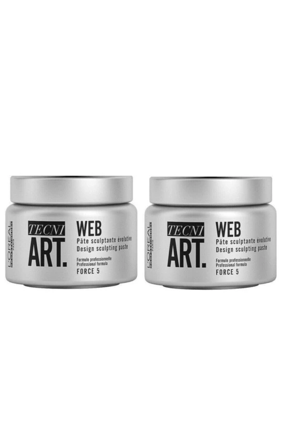 L'oreal Professionnel 2x Loreal Tecni Art Web Doku Veren Lifli Gum Wax 150ml+150ml