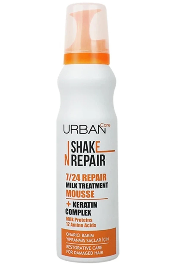 Urban Care Urban Shake N Repair Bukleli Saçlar İçin Bakım Köpüğü 150 Ml