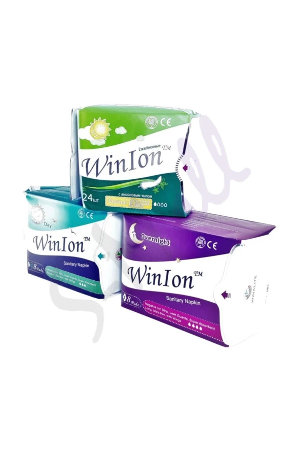 Winion Winalite Negatif Iyonlu Ped 1 Gündüz  1 Gece 1 Günlük