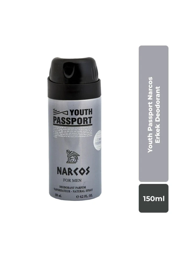 Youth Passport Deodorant 150ml Erkek Narcos