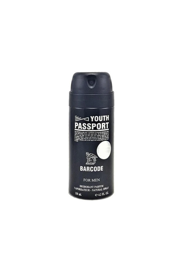 Youth Passport Deo Barcode 150 ml