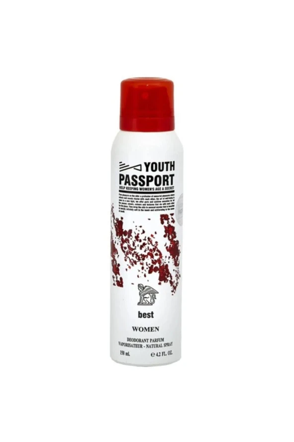 Youth Passport Best Kadın Sprey Deodorant 150 Ml - Resim 3