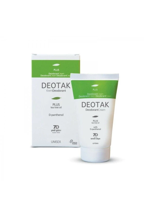 Deotak Çay Ağacı Yağı - Süper Plus Krem Deodorant 35 Ml. Unisex