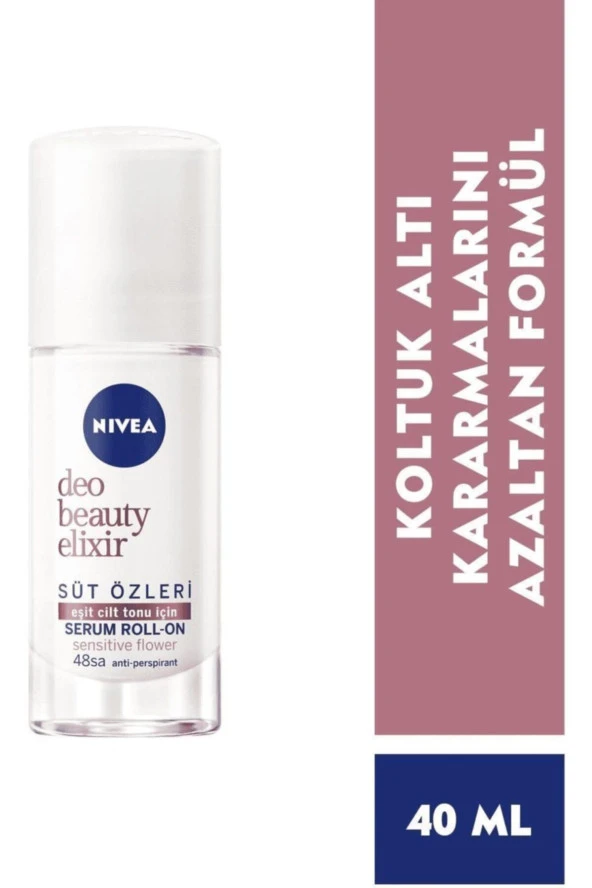 Nivea Nıvea Kadın Roll On Beauty Elixir Sensitive Flower 40 Ml