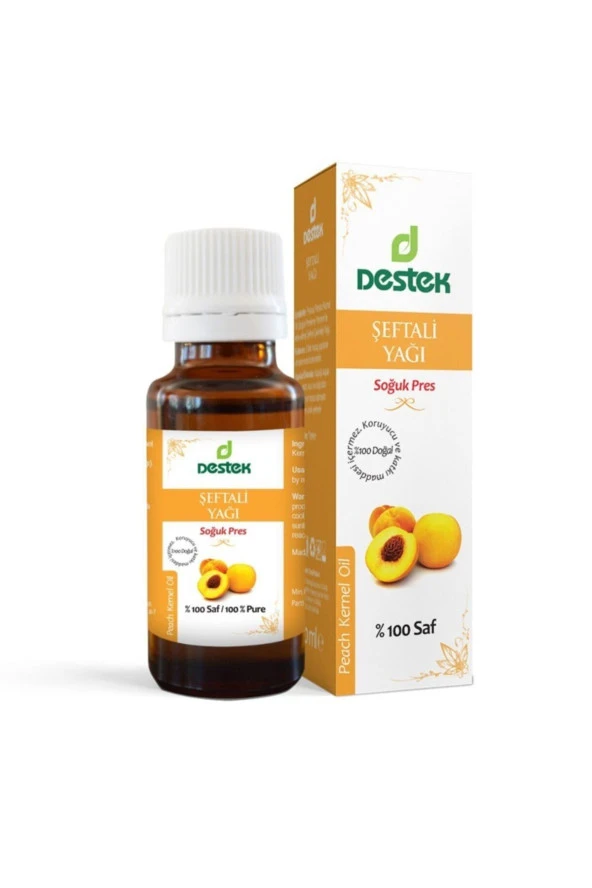 Destek Şeftali Yağı (soğuk Pres) 20 Ml