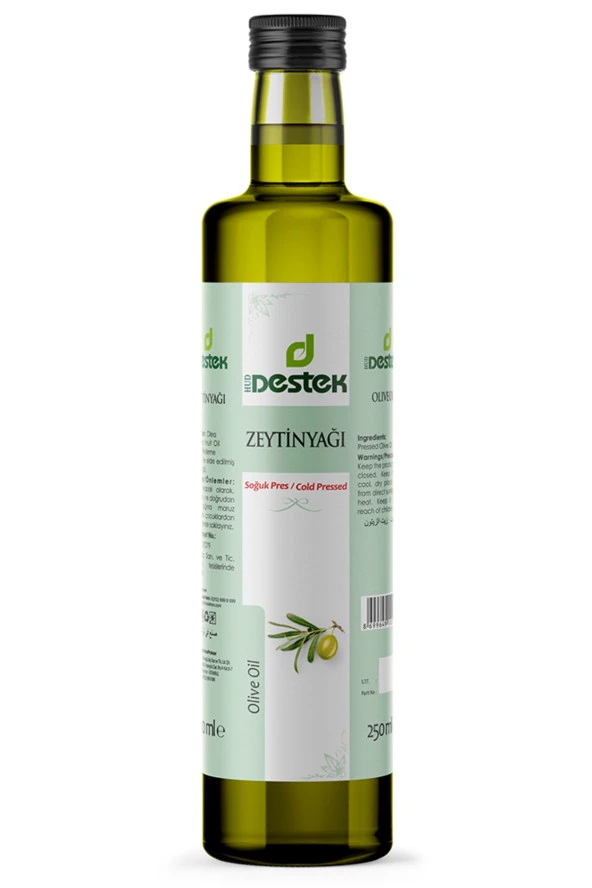 Destek Saf Zeytinyağı (soğuk Pres) 250 Ml